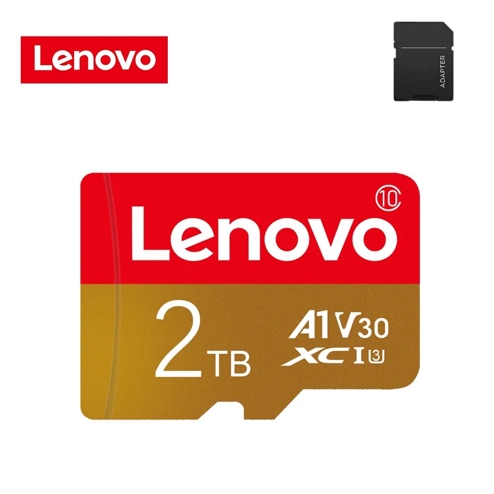 Карта памяти Lenovo 2TB Class10 C10 UHS-I TF/SD-карты Trans Micro TF SD 1TB 512GB 256GB 128GB EVO+ Mini TF Card Grade для телефона