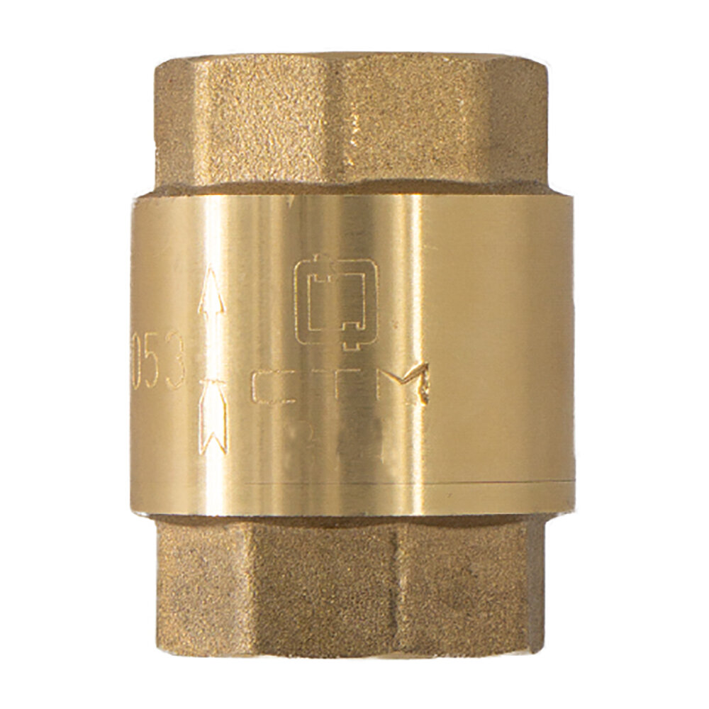 Обратный клапан 3/4, для воды, с пластиковым штоком — фото 1