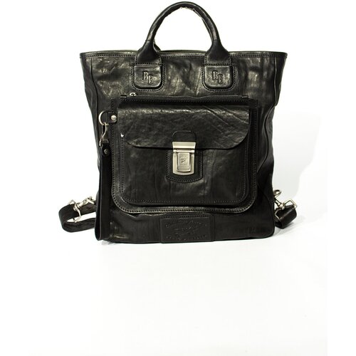 Комплект сумок  мессенджер Bruno Bartello, натуральная кожа, вмещает А4, внутренний карман, регулируемый ремень, черный