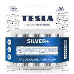 Батарейки щелочные Tesla AA/LR06, 4 шт - изображение
