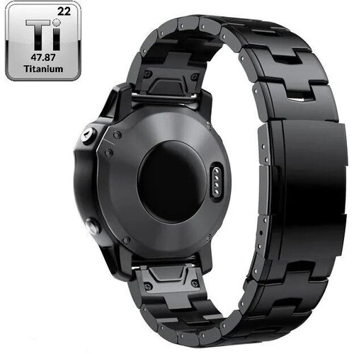 Браслет премиум титановый QuickFit для Garmin Fenix 7X 6X 5x ширина 26мм 475000₽