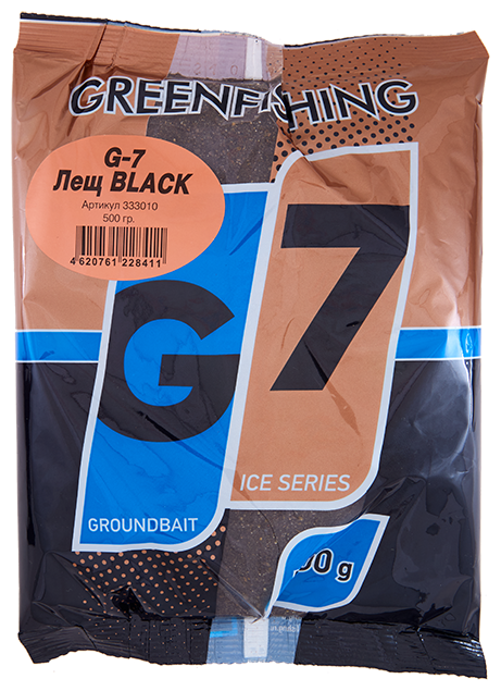 Прикормка зимняя GreenFishing G-7 ICE (Лещ Чёрный) 500 гр, 333010