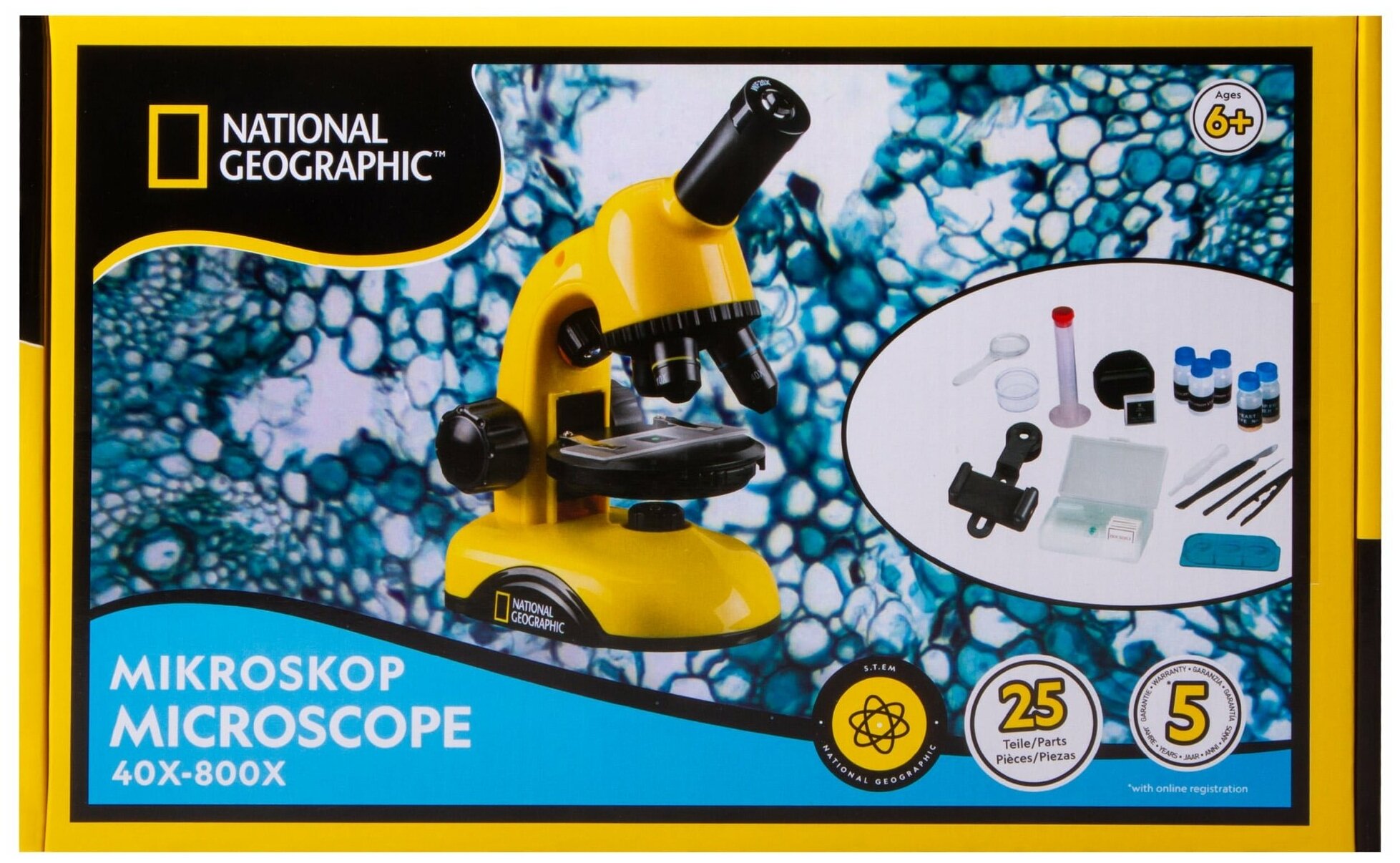 Микроскоп Bresser National Geographic Biolux 40–800x - фото №2