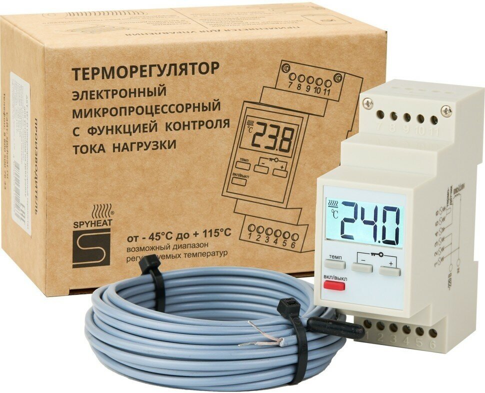 Терморегулятор AST-157-D на дин-рейку непрограммируемый -45 до +115°C - фотография № 6