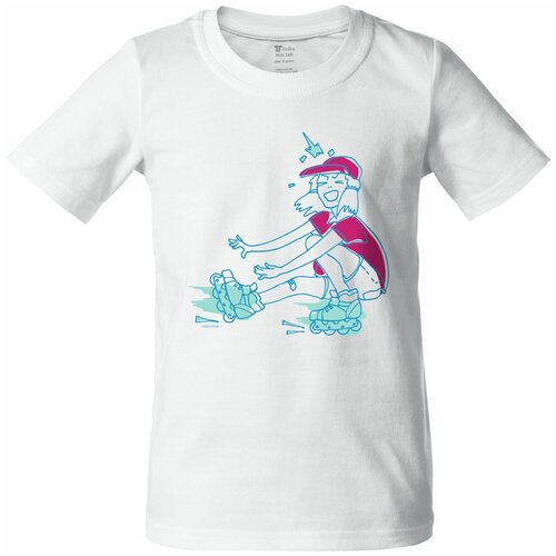 фото Футболка coolcolor, размер 130-140(10 лет), белый