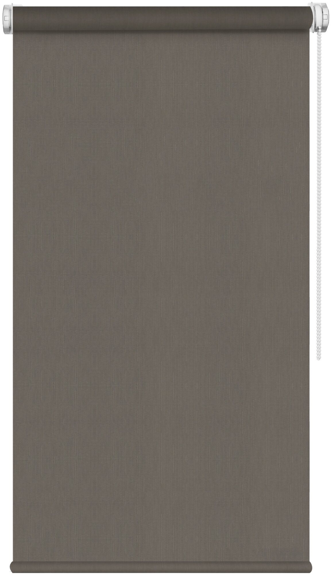 Штора рулонная Inspire Шантунг 80x250 см коричневая