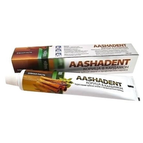 Купить Зубная паста Корица и кардамон (toothpaste) Aasha | Ааша 100мл, Aasha Herbals