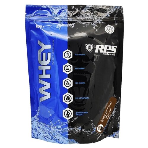 Протеин RPS Nutrition Whey Protein, 500 гр., мокаччино протеин rps nutrition whey protein 500 гр кола