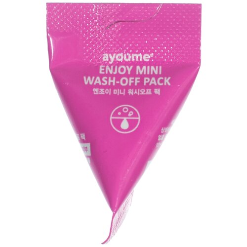 фото Ayoume enjoy mini wash off pack успокаивающая маска с каламином, 3 г