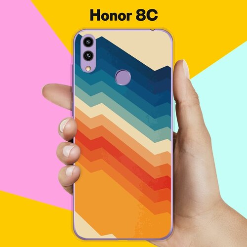 Силиконовый чехол на Honor 8С Узор 50 / для Хонор 8Ц