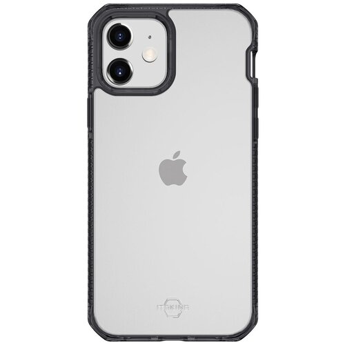 фото Чехол-накладка itskins hybrid clear для apple iphone 12 mini (5.4) черный/прозрачный