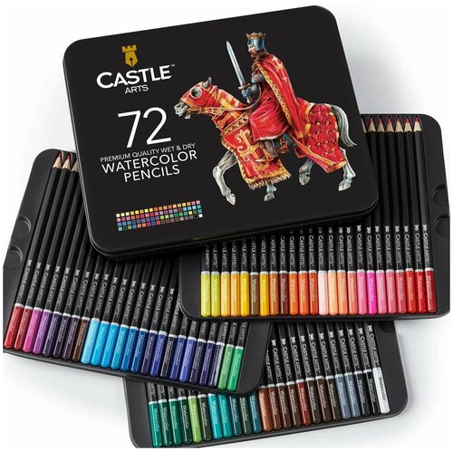 Castle Акварельные карандаши 72 цвета