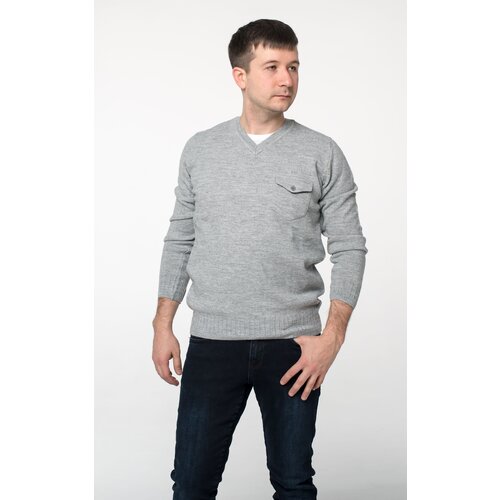 Пуловер NASTAS, размер M, светло-серый пуловер без рукавов с v образным вырезом xl черный