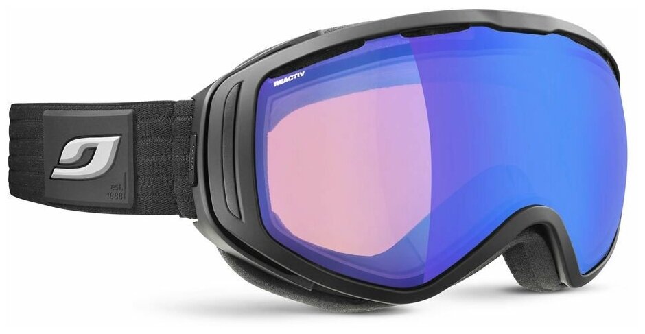 Очки горнолыжные Julbo 2022-23 Titan Otg Black/Reactiv 1-3 High Contrast Flash Blue (US:XXL)