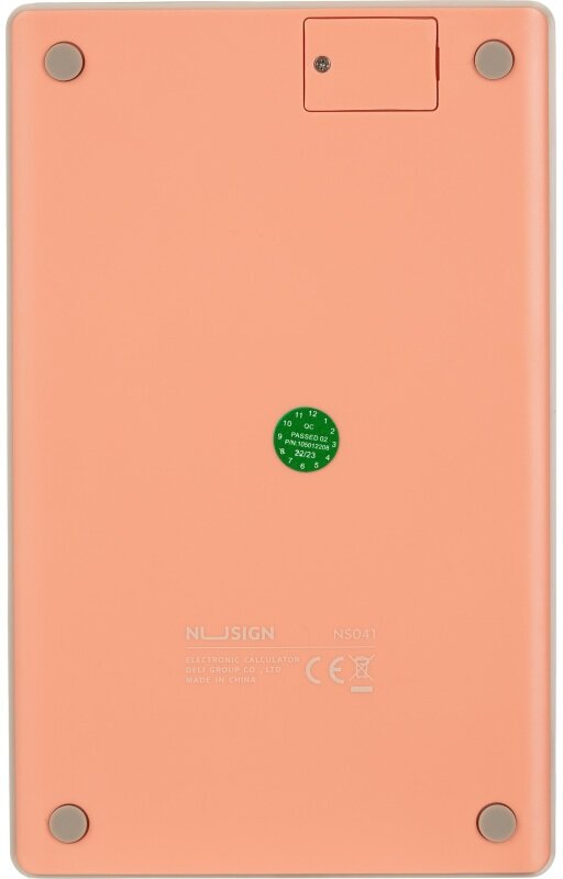 Калькулятор настольный Nusign, розовый DELI - фото №7