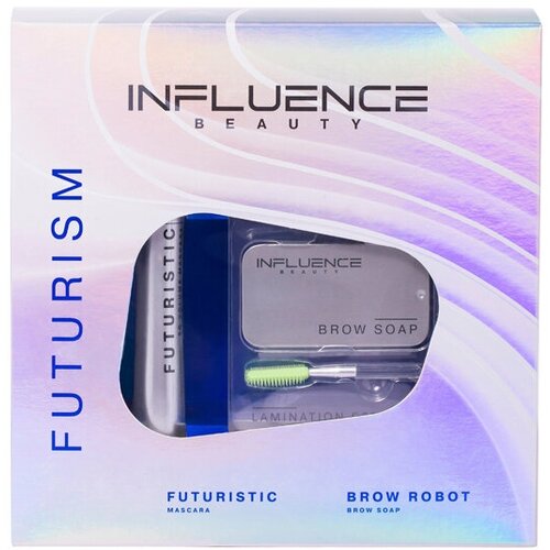 Influence Beauty Набор Futurism набор средств для лица influence beauty подарочный набор для футуристичного образа тушь futuristic средство для фиксации бровей brow robot