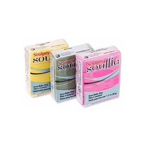 Sculpey' Souffle полимерная глина SU 48 г цвет 6063 синий