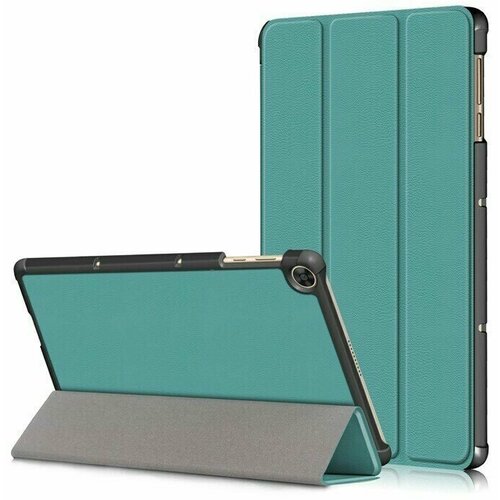 Планшетный чехол для Huawei MatePad T10 / T10s / C5e / C3 / Honor Pad X8 / X8 Lite / X6 (зеленый) tablet leather case for huawei matepad pro 12 6 2021 smart sleep wake toby series with pencil holder trifold stand clear back