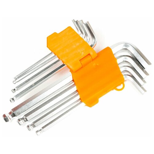 фото Набор шестигранников 8 шт. автодело 3,0-12мм. профессионал с шаром 39158 автоdело