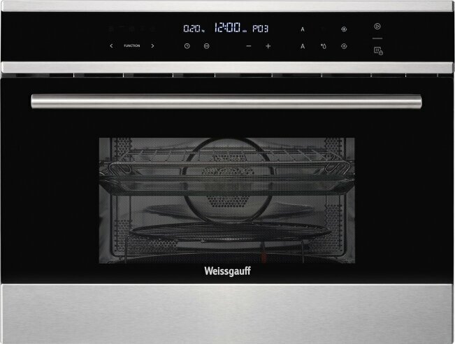 Встраиваемый компактный духовой шкаф Weissgauff OE 445 X