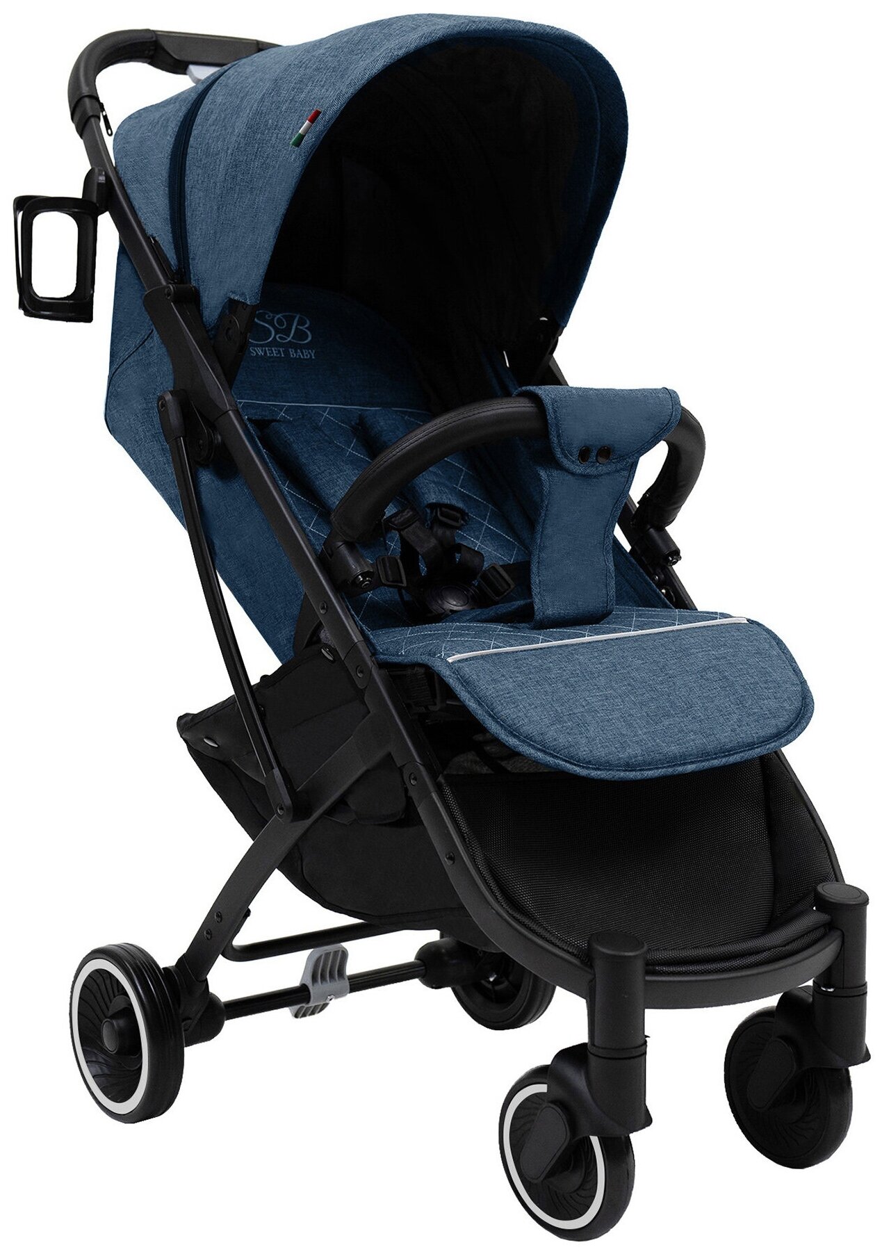 Прогулочная коляска SWEET BABY Compatto, blue neo