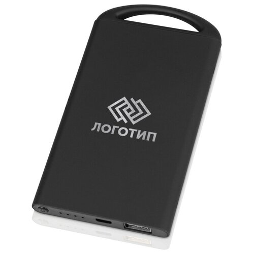 Портативное зарядное устройство Shine с зеркальной гравировкой 4000 mAh черный 179800₽