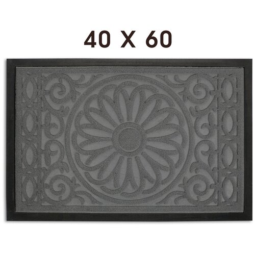 Коврик придверный 40х60/ Коврик резиновый/ Коврик для улицы/ Коврик в коридор