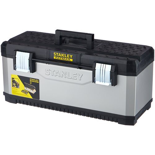 Ящик STANLEY FatMax 1-95-617, 66.2x29.3x29.5 см, 26'' , серый/черный ящик с органайзером stanley fatmax 1 95 616 29 5x58 4x29 3 см 23 серый черный