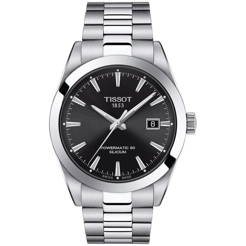 наручные часы tissot t098 t classic gentleman t127 410 16 041 00 Наручные часы TISSOT T-Classic, черный, серебряный