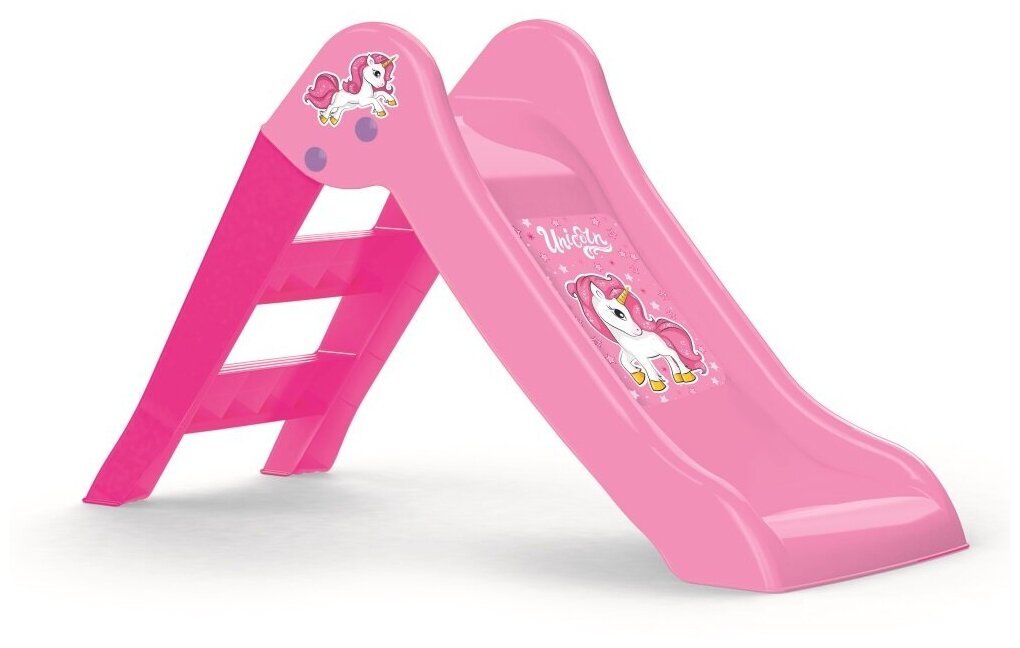 Горка Dolu Unicorn Big Splash Slide 2501, розовый