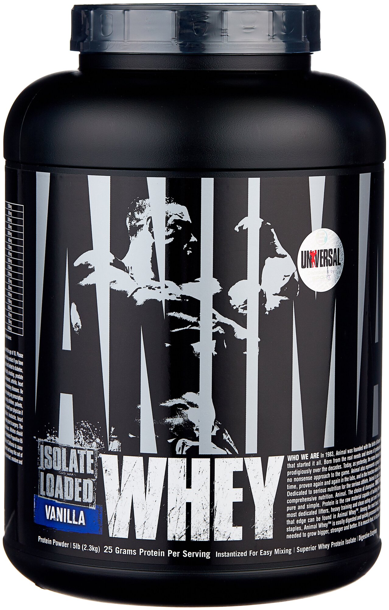 Протеин сывороточный Universal Nutrition Animal Whey (2.3 кг) Ваниль