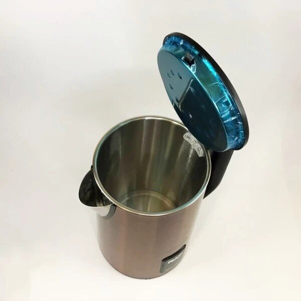 Чайник электрический R7881 Electric Kettle /2.5 л/2000Вт/Поддержка температуры 60-70*С/Автоматическое отключение/База 360*/Индикатор/Цвет: Коричневый - фотография № 3