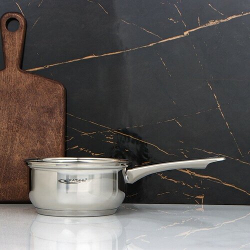 Ковш Гретта 16 л d 16 см капсульное дно без крышки металлическая ручка индукция 1558₽