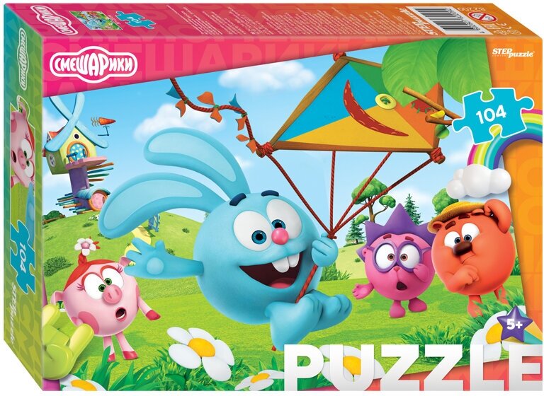 Пазл для детей Step puzzle 104 деталей, элементов: Смешарики