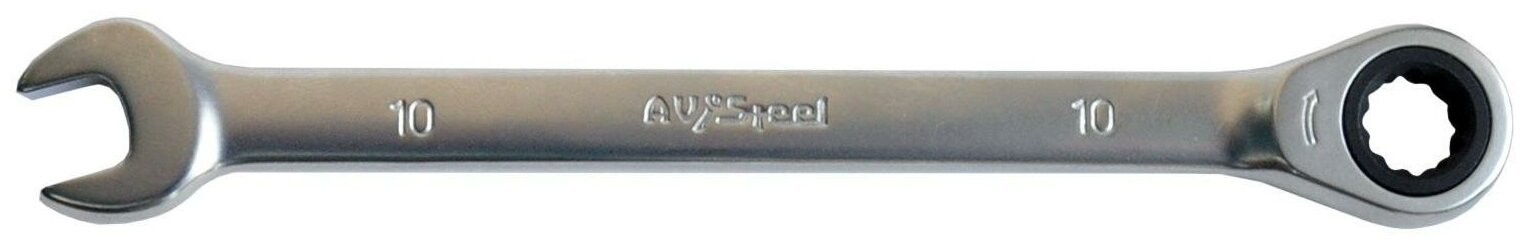 Ключ комбинированный трещоточный 10мм "AV Steel"