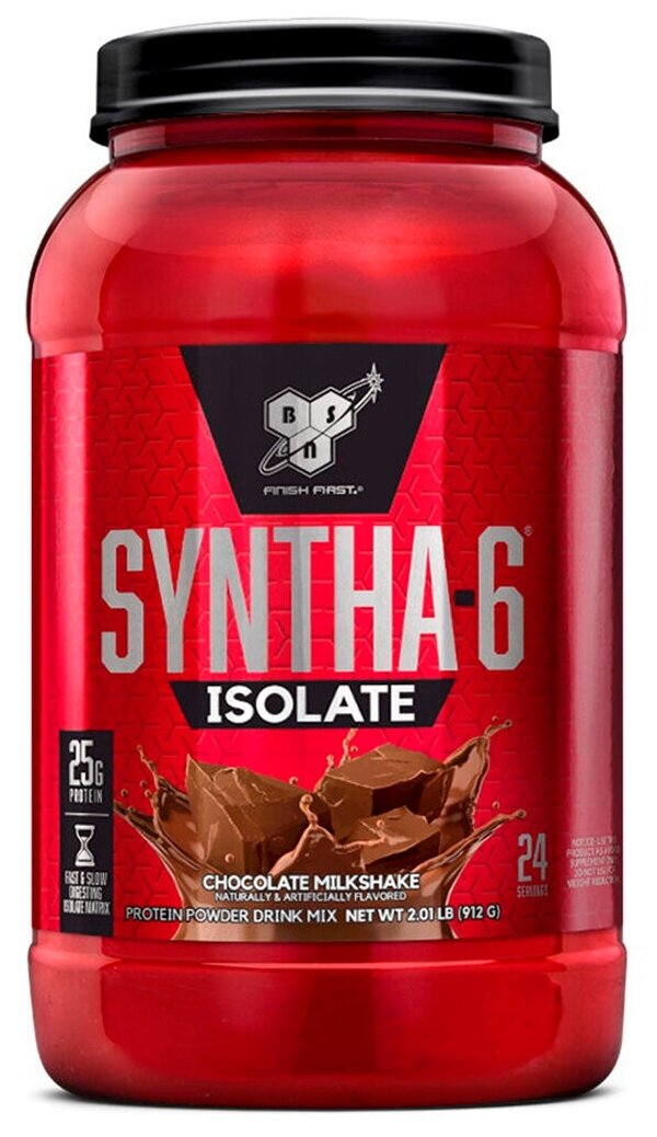 Протеин BSN Syntha-6 Isolate (900-930 г) шоколадный молочный коктейль