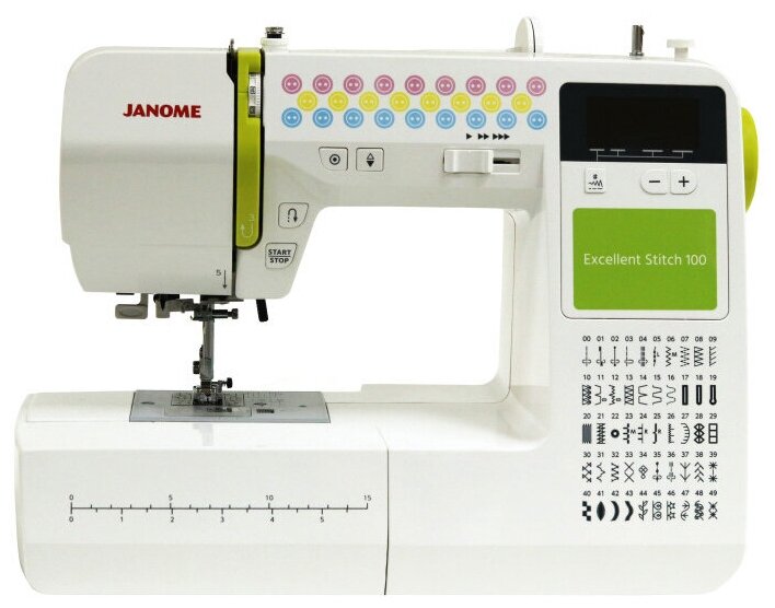 Швейная машина Janome Excellent Stitch 100, белый