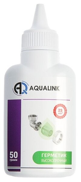 AQUALINK Анаэробный клей-герметик "Высокопрочный", 50 г, блистер, 2935