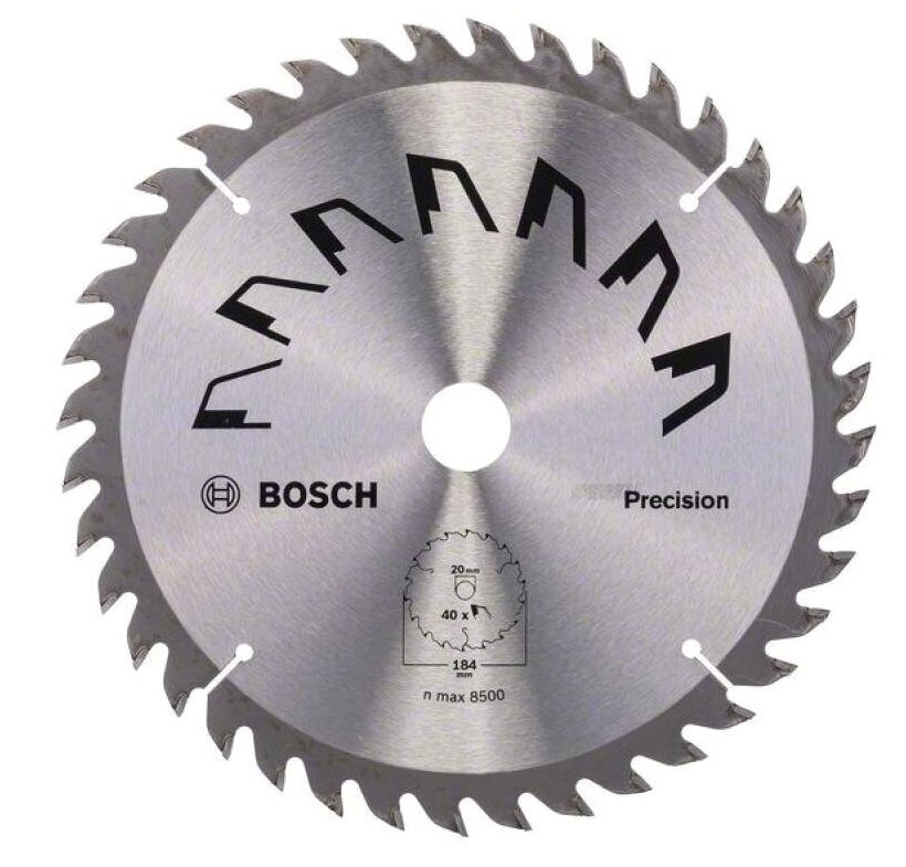 Пильный диск BOSCH Precision 2609256864 184х20 мм