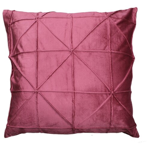 фото Чехол для подушки bravo геометрия, 45 x 45 см малиновый