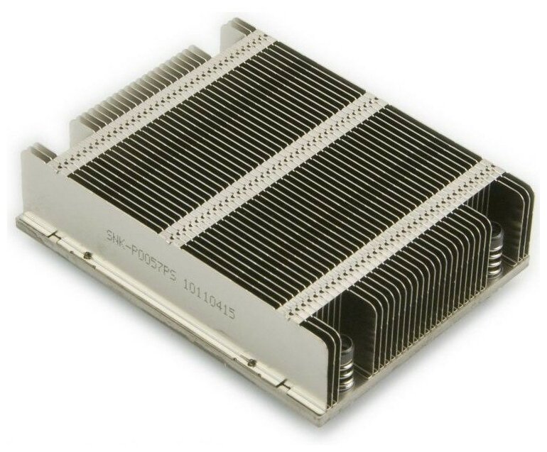 Supermicro Опция к серверу SNK-P0057P S Радиатор 1U High Performance Passive CPU Heat Sink for X9, X10 UP DP MP Systems Equipped w a Narrow ILM MB