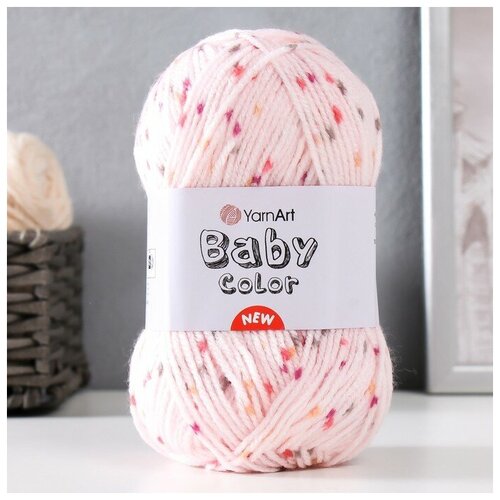 Пряжа Baby color 100% акрил 150м/50гр (218 само/крап)