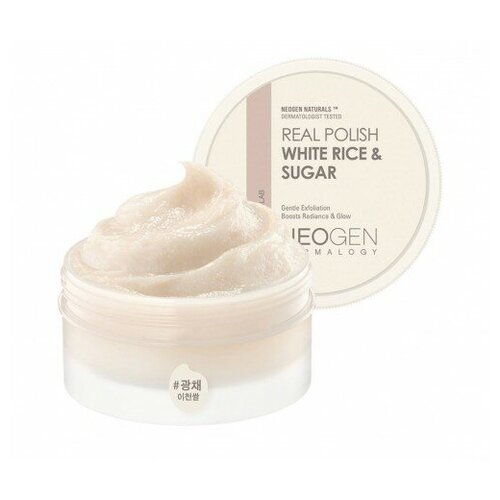 Скраб для лица с белым рисом и сахаром | Neogen Dermalogy Real Polish White Rice & Sugar 100g