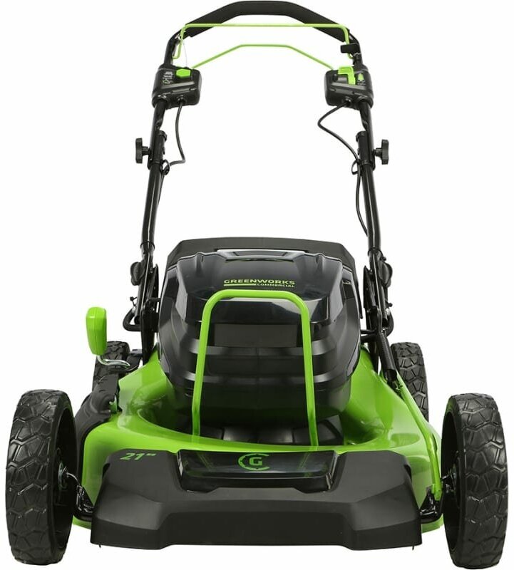 Аккумуляторная газонокосилка Greenworks GC82LM51SP2 2515907 - фотография № 6