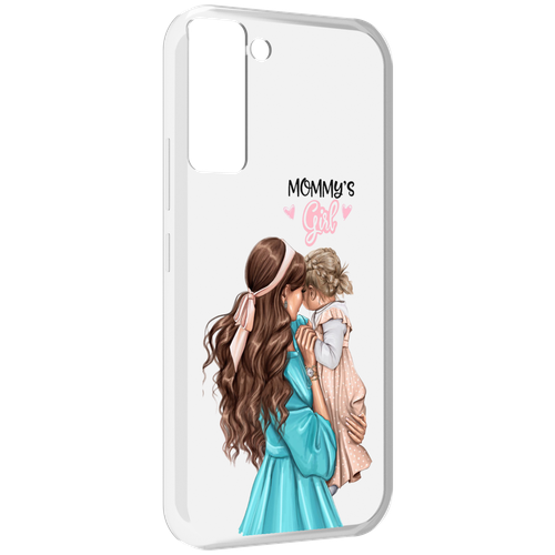 Чехол MyPads Мама-девочки женский для Tecno Pop 5 LTE / Pop 5 Pro задняя-панель-накладка-бампер