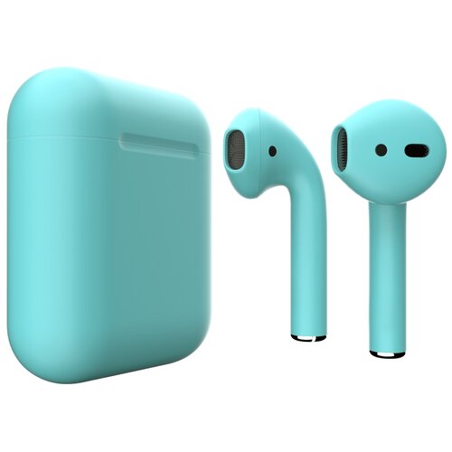 Беспроводные наушники Apple AirPods 2 Color (без беспроводной зарядки чехла), мятный матовый