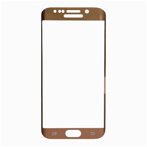 Защитное стекло Full Screen Activ Clean Line 3D для Samsung SM-G925 Galaxy S6 Edge (gold)