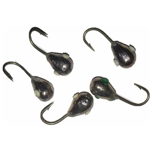 Мормышка Вольфрамовая Raindrop with Hole 070261-2, 0.4гр 5 шт.