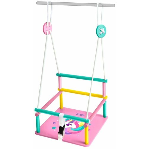 Качели детские деревянные с рисунком Moby Kids Комета Единорог 962262 2047₽