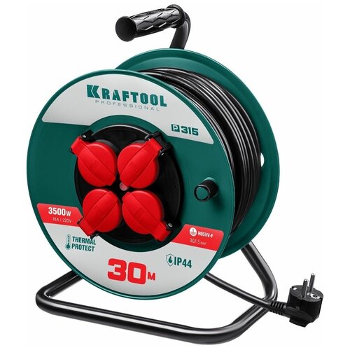 Удлинитель на катушке KRAFTOOL P-315 30м